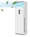 R32 Inverter Floor Mounted Floor Standing Unit 220-240V 1Ph 60Hz 30,000 to 60