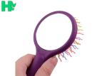Polyester Rainbow Massage Comb For Straight Hair Or Curly Hair