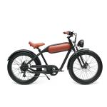 48V 23Ah Lithium Battery Retro Electric Bike for Adult 26 Inch Vintage Fat Fetus