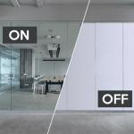 Privacy Screen Film Glass Self-Adhesive Electrically Controlled Electrochromic