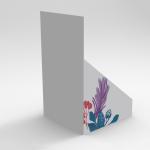 Customized Countertop Stands Cardboard Facial Mask Display Stand For Retail