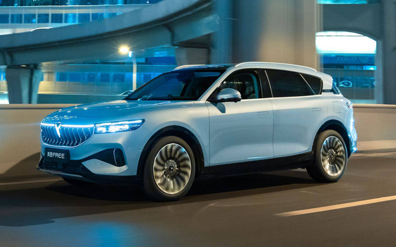 2023 Energy Electric Vehicles Voyah Free 0km Used 4WD Hybrid EV Cars for Adults Max Speed 200km/h Wheelbase 2960mm