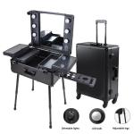 Convenient Professional Rolling Makeup Case Large Capacity For Outdoor