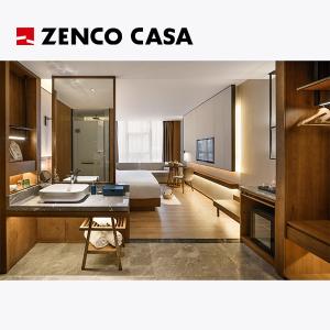Wholesale Modern Light Luxury Style Hotel Bedroom Furniture Set Size 2000*2000*300mm from china suppliers