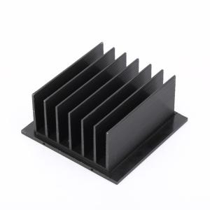 Wholesale Anodized Black Extruded Aluminium Heatsink Profile Comb Shape from china suppliers