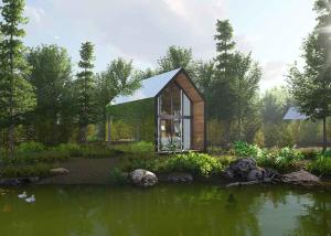 Wholesale Unique Style Prefab Loft Homes , Modern Prefab Houses Villa With Smart Lock from china suppliers