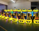 Indoor Coin Pusher Arcade Machine Kids Hit The Clown Arcade Game 220V/350W