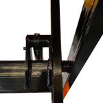 1000kg Single Electric Stationary Scissor Lift Tables Max Height 1300mm