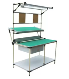 Flexible Composited Pipe Workbench , Industrial Lab Metal Work Bench