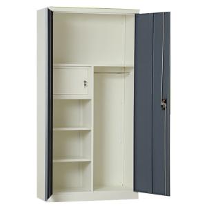 Wholesale Heavy Gauge Swing Door Locker, 3 Fixed Shelves Lockable Steel Cabinet from china suppliers