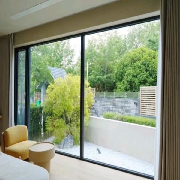 NFRC Certificated Modern Design Aluminum Casement Window with Powder Coating and Multiple Sealing Layers