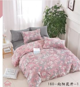 Wholesale Washed Cotton Color Weaving Jacquard Duvet Cover Bed Sheet Pillow Case Fitted Sheet from china suppliers