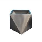 Golden stainless steel stand flower pot exterior decoration