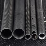 High Hardness Matte Finish Carbon Fiber Tube Low Thermal Expansion