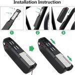 48V 13Ah Ebike Downtube Battery Li-Ion Battery 18650 Cells Electric Bicycle