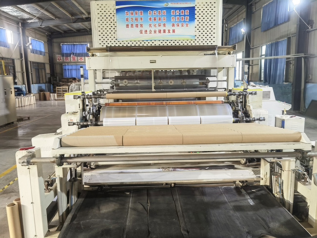 High Elastic Logo Printing Stretch Wrap Roll 280mm Plastic Stretch Film Wrap Cargo Transportation