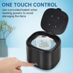 45K Ultrasonic Cleaner for Dentures & Retainers Jewelry, Mouth Guard, Rings,