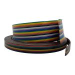 Electrical Multi Color Flat Wire Cables , Multiple Core PVC 26 Awg Ribbon Cable
