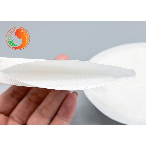 Round Feminie Disposable Breast Pads Baby Feeding Custom Thin Nursing Pads