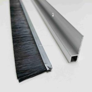 China Wear Resistant Strip Brush Nylon Garage Door Brush Weather Seal Strip For Dust Prevention on sale