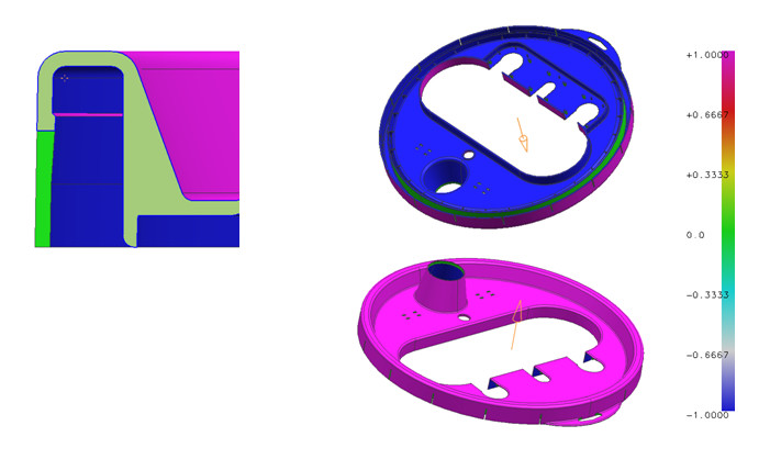 5 Gallon PP copolymer Precision Injection Mould Paint Lid , Door , Seal Retainer and Hinge Block