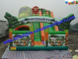 Wholesale Waterproof Rent Inflatable Slide , Jungle Big Inflatable Slide Slip For Children from china suppliers