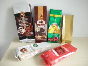 Wholesale 1kg 2kg 12oz 14oz 16oz Aluminum Foil Matte Black Side Gusset Coffee Plastic Pouch Bag from china suppliers