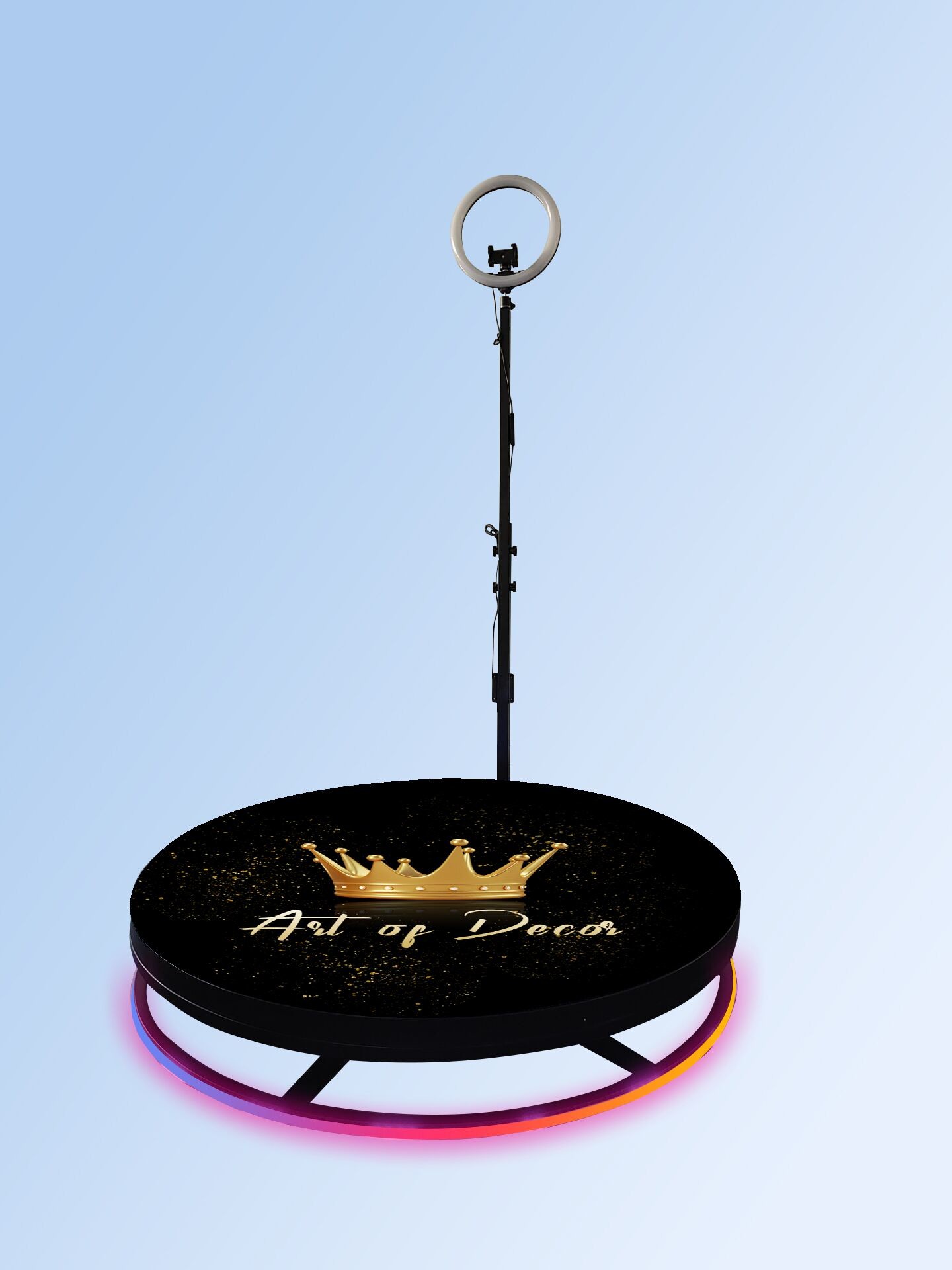 115 CM 360 Photo Booth Machine For Parties Weddings Live Streaming