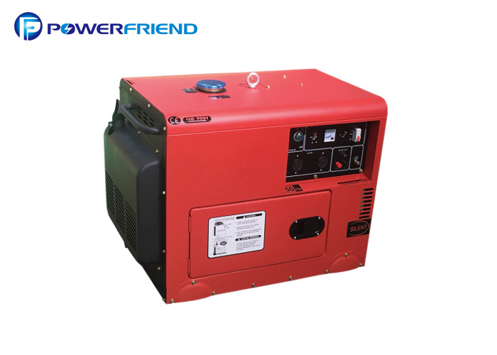 AC Single Phase Soundproof Diesel Generator 5kva 5kw With ATS , Easy Maintenance