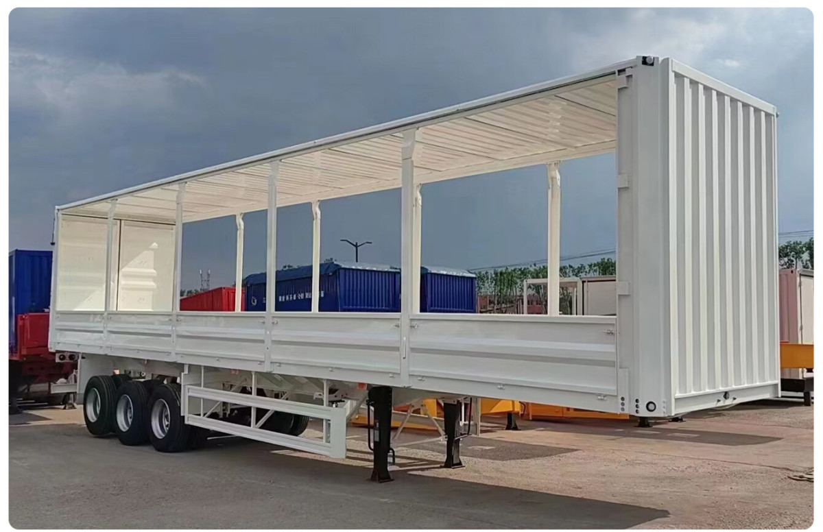 2 or 3 Axle large capacity strong power durable economical choice to transport goods Side Curtain Tarpaulin Cargo Truck Trailer