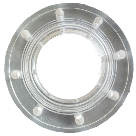 Bernet Cheap Price Light weight 8 Holes Acrylic Sight Glass Visual Flange for Fuel Tanker