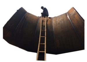 Wholesale AWWA C208 MITRE ELBOWS PLAIN ENDS 72&quot; R=2.5D Carbon Steel Pipe Fittings from china suppliers