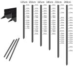 Australian/NZ Style Cheap Y posts/galvanized and Black bitumen coated Star