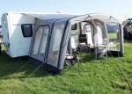 Waterproof PU3000MM Outdoor Roof Top Tent Grey Oxford RV Awning 350X250X240CM