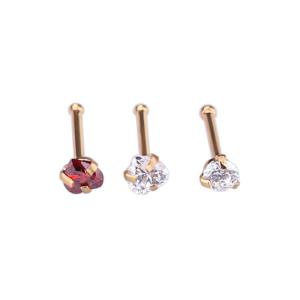Wholesale Hot sale body jewelry wholesale stainless steel cz nose piercing from china suppliers