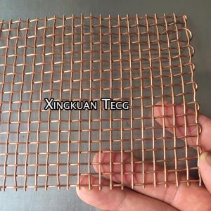 Wholesale 6Meshx0.4mm,0.5mm ,0.6mm,0.7mm 99.9% copper wire mesh Dense Screen from china suppliers