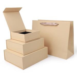 Wholesale Wholesale manufacturing high quality Magnetic Gift Box Packaging Custom logo luxury Eco Friendly Cardboard Paper Yellow Magnetic Jewelry Box from china suppliers