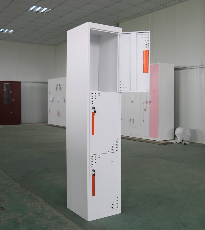 Kd Structure 3 Door Steel Office Lockers Material Spcc