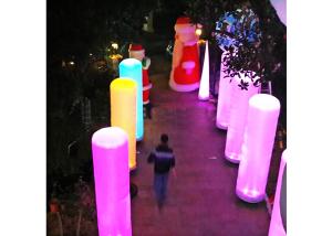 Wholesale Customized Inflatable Led Light For Activity Decoration , Advertising Inflatable Pillar from china suppliers