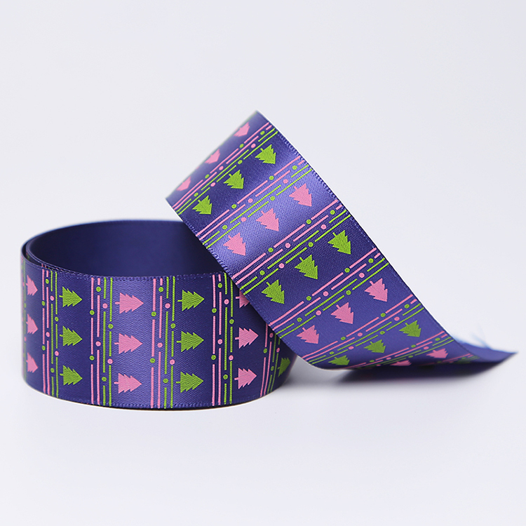 Satin Material Thermal Printing Ribbon 10 - 100MM Width Solid Color Patterned