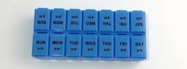 Weekly unique design spring push button medicine box, Monthly plastic medicine storage box for 31 day, case, box, contai