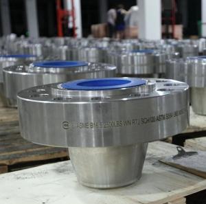 Wholesale WNRF Flange NACE Standard Buttweld Flanges ASME B16.5 SCH120 from china suppliers