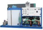 5Tons Water Cooling Industrial Flake Ice Machine for Seafood Plant