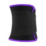 Leather Label Waist Trimmer Belt 43.3 Inch Stomach Sweat Wrap