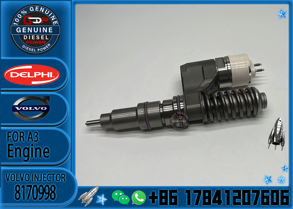 Diesel Common Rail Injector 3169521 8113837 BEBE4B15001 BEBE4B15003 SE501956 BEBE4B12003 8113411 8170998 for VOL
