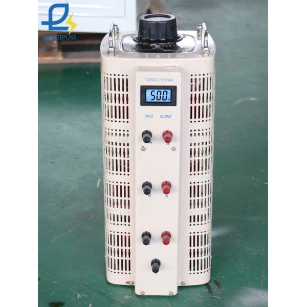 15KVA Rated Capacity Dry Type Three Phase Variac 0-500V Adjustable Output