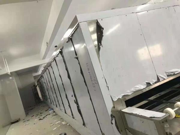 1000 Kg/H 1800 Kg/H Blast Tunnel Freezer Shock Freezing Technology For Flower