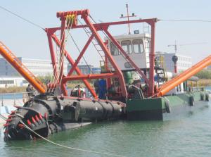 Wholesale ISO Certificate 24 inch Cutter suction dredge with Spud Carriage and Anchoring Booms Cummins Marine Engine from china suppliers