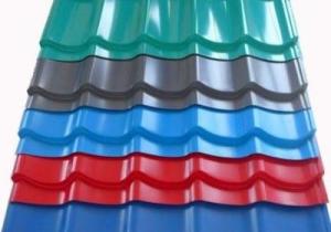 Wholesale Cutting Punching Gi Colour Coated Roofing Sheets 6000mm For Buliding from china suppliers