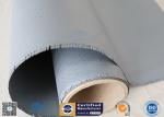 Non - Adhesive 0.45mm Gray Color 510g High Insulaiton Silicone Coated Fiberglass